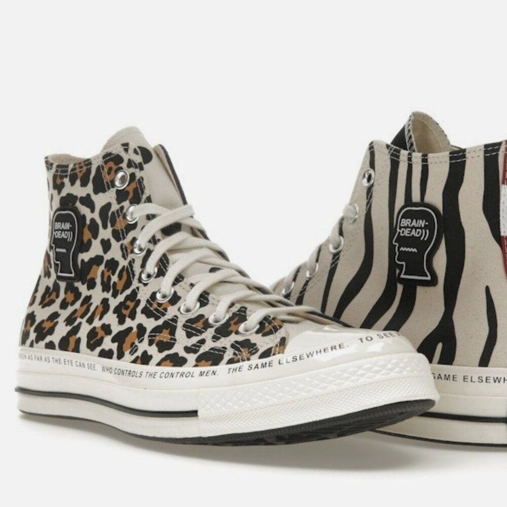 NEW Converse Brain Dead x Chuck 70 High Mismatched Prints A12219C 5.5 Men 7.5 W